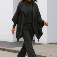 Lella | Strick-Set mit Strickjacke, Oberteil und Hose