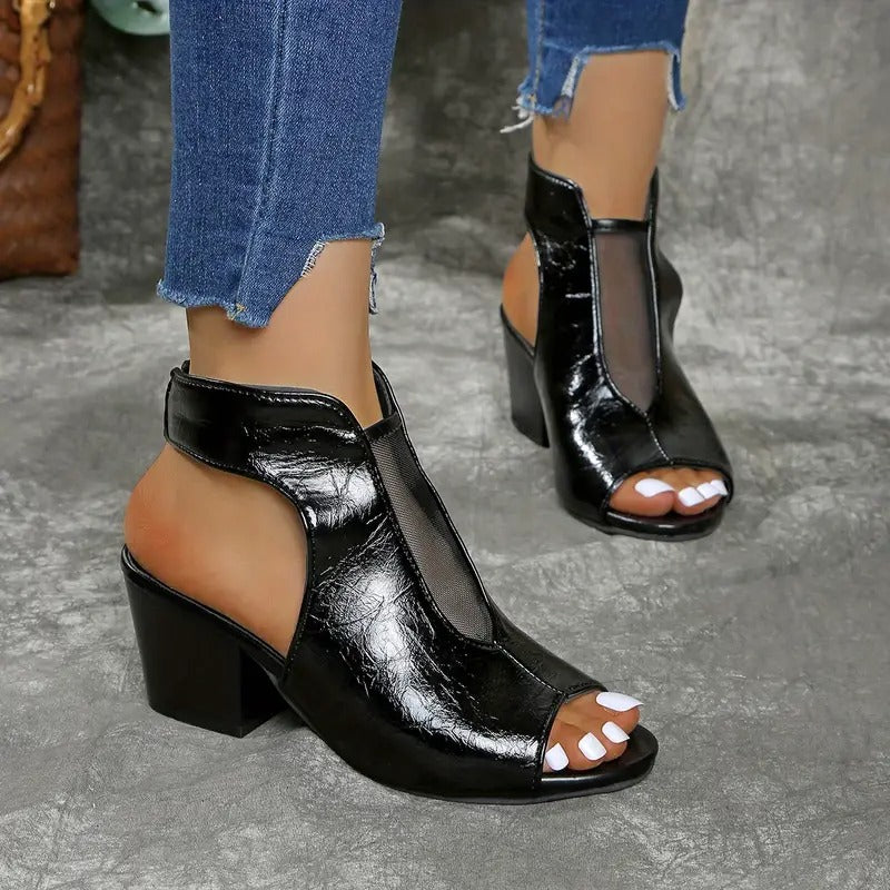 Jessa | Römische Slip-on-Sandalen