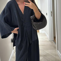 Natasha | modisches Set mit V-Ausschnitt