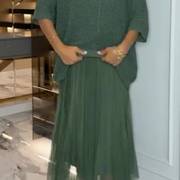 Shalyn | Set aus Mesh-Jumpsuit und Top