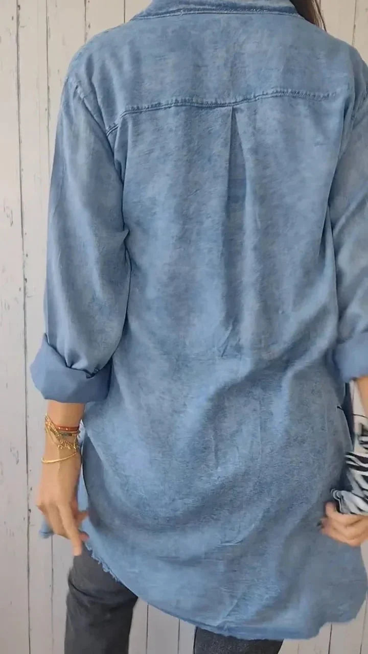 Kell | Stylisches Denim-Übershemd für Frauen