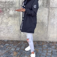 Shagina | Lässiger Mantel mit Kapuze