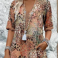 Celestia | Feminines mittellanges Kleid