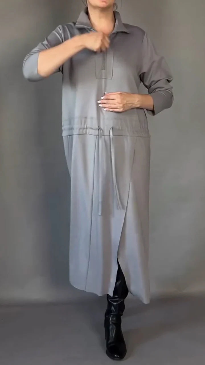 Katie | elegantes Kleid für Damen mit langen Ärmeln.