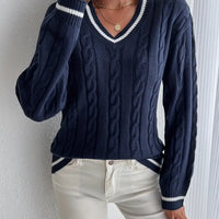 Sara™ | Zeitloser Damenpullover im stilvollen V-Ausschnitt-Design