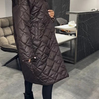 Silke | Damen-Baumwollmantel mit Revers