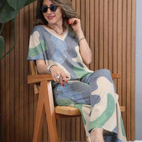 Enna | Oberteil & Hose in Kontrastfarbe