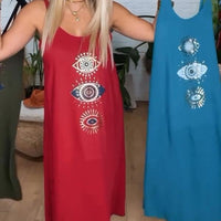 Kresha | Damen Handgelenkkleid mit Rundhalsausschnitt