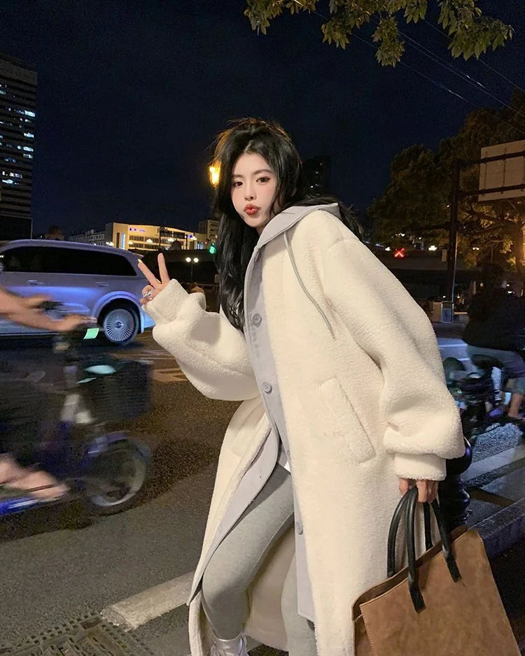 Rhea™ | Lammwoll-Hoodiejacke