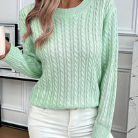 Glenda | Zopfmuster-Strickpullover