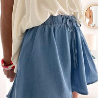 Agusta | Lässige Jeansshorts mit elastischem Bund