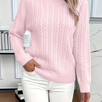 Glenda | Zopfmuster-Strickpullover