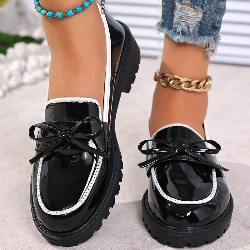 Kina | Damen-Loafers mit Blockabsatz