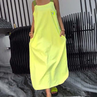 Zuri | Bequemes Kleid mit losem Schnitt und geteilten Trägern