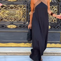 Mandie | Stilvolles rückenfreies Kleid mit Cross-Design