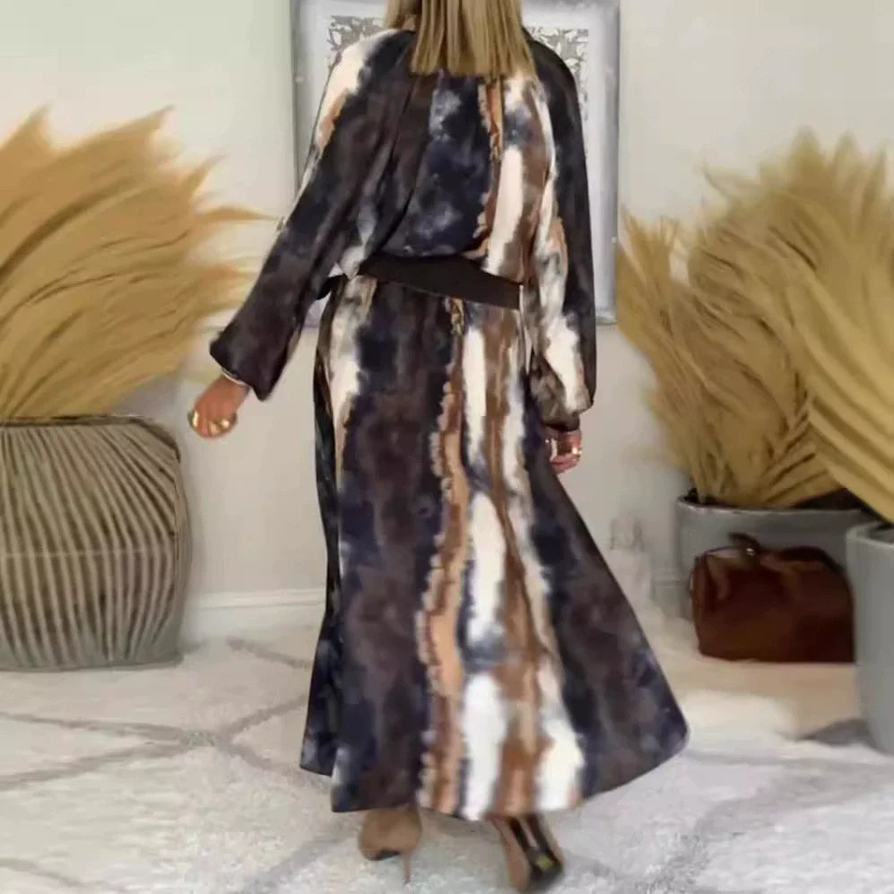 Precious | Schickes Maxikleid im eleganten Batikdesign