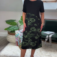 Norena | Patchwork-Kleid mit Blumenprint