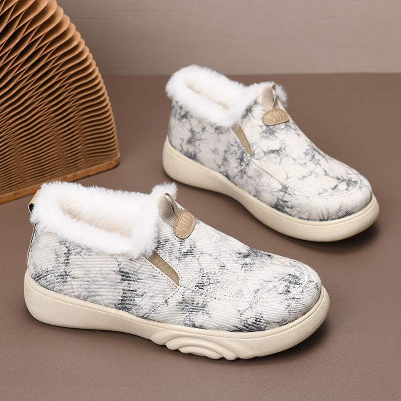 Sivia | Weiche Damen-Mokassins aus Leder und Fell