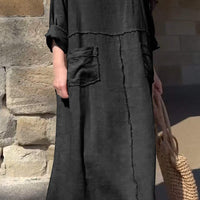 Yancy | Übergroßes Boho-Patchwork-Kleid