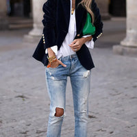 Juley | Elegante Samtjacke