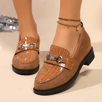 Jinna | Damen-Loafer mit Metallkette