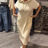 Zelha | Midikleid mit Kapuze