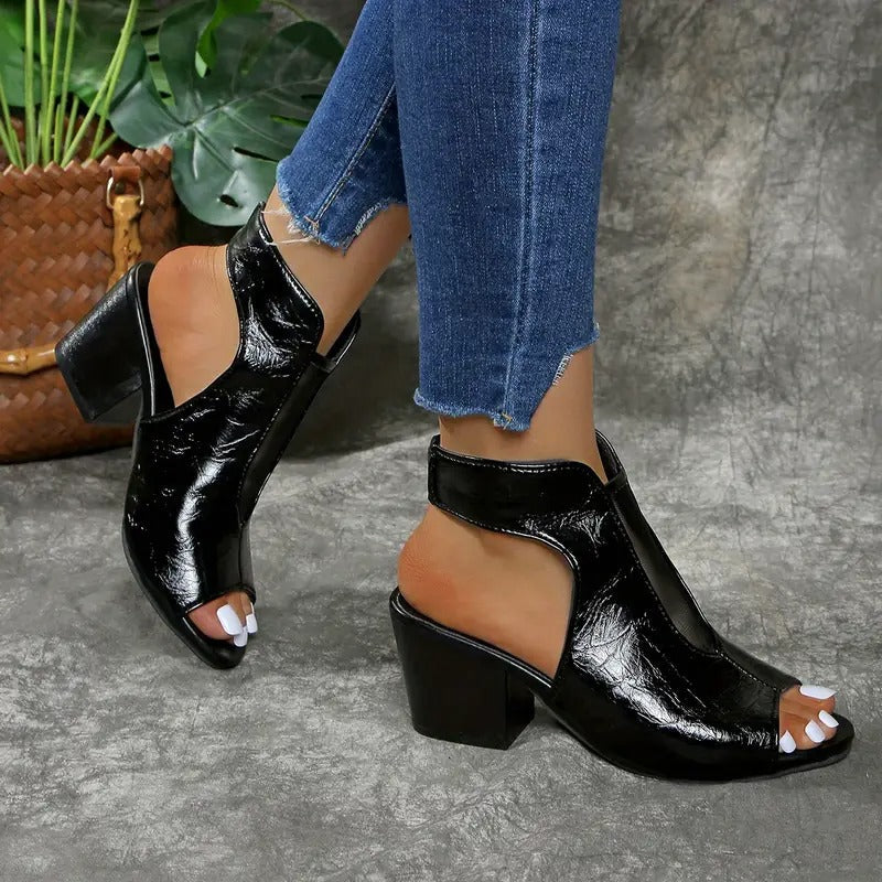 Jessa | Römische Slip-on-Sandalen