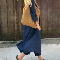 Kaelyn | Tunika-Set aus Leinen in Übergröße