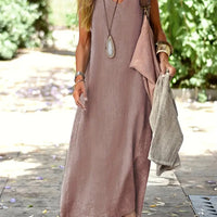 Guan | Lässiges Maxikleid aus Leinen
