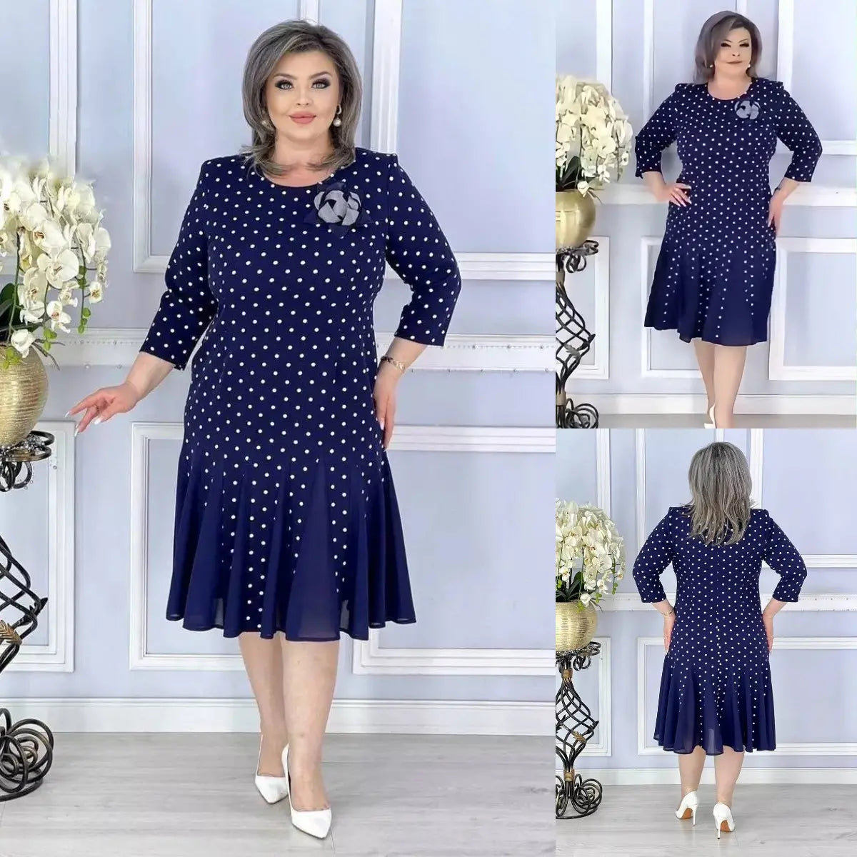 Neriah | verspieltes Polka-Dot-Kleid