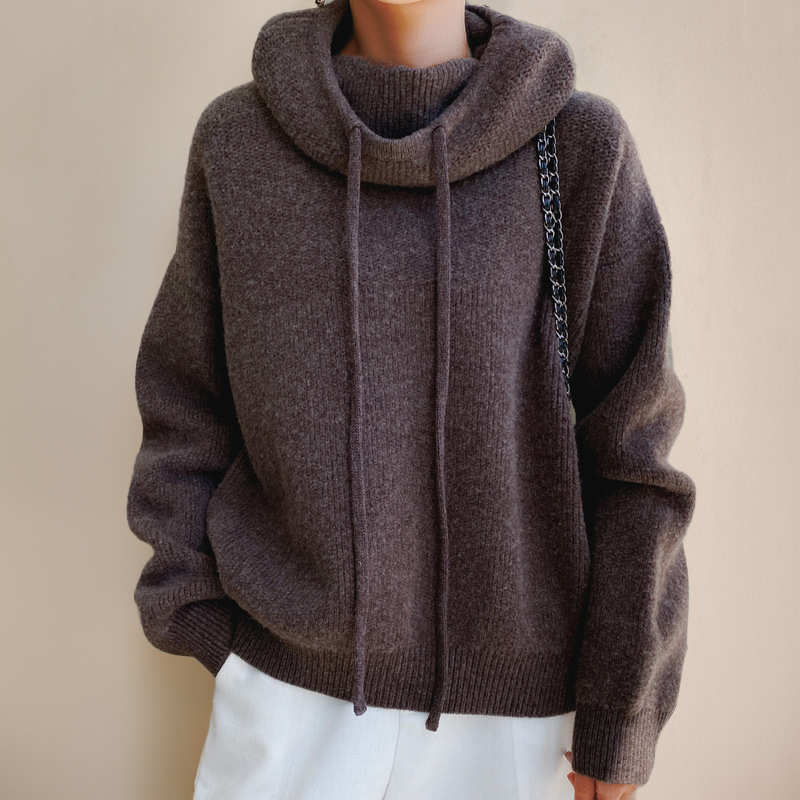 Analeia | kuscheliger Wollpullover, warmer Rollkragen.