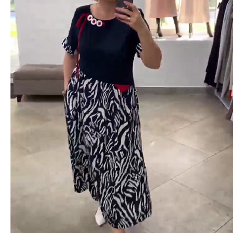 Lorrien | Trendiges Patchwork-Kleid für den casual Style