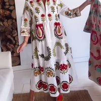 Zia | Kleid mit floralem Grafikdruck