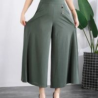Geneva | Leichte Ice Silk Cropped Pants für den Sommer