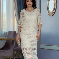 Dalyn | Elegantes Retro-Set mit Spitzen-Ärmeln