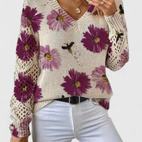 Ariella™ | Modischer Pullover mit eleganten Blütendetails