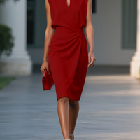 Nora | modisches Midikleid, figurbetonte Passform.