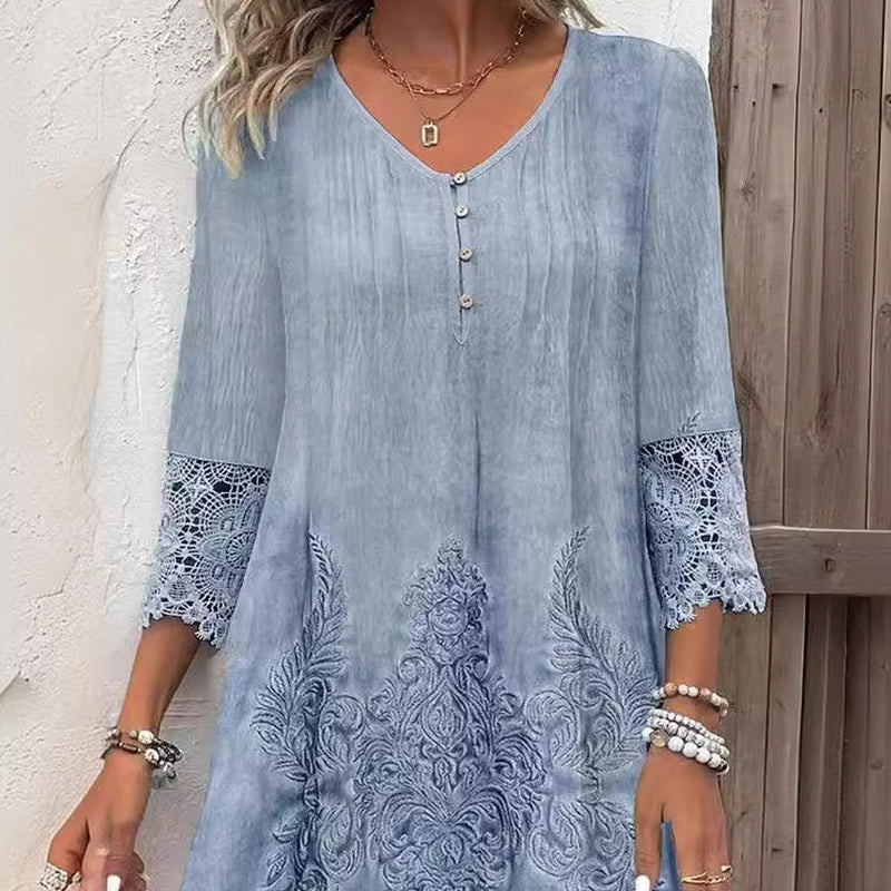 Aira | Farbige Spitzenkleid für den Sommer