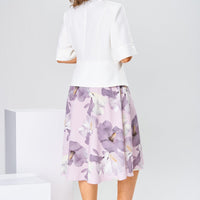 Marjorie | hochwertiges Kleid mit Baumwoll-Seiden-Mix