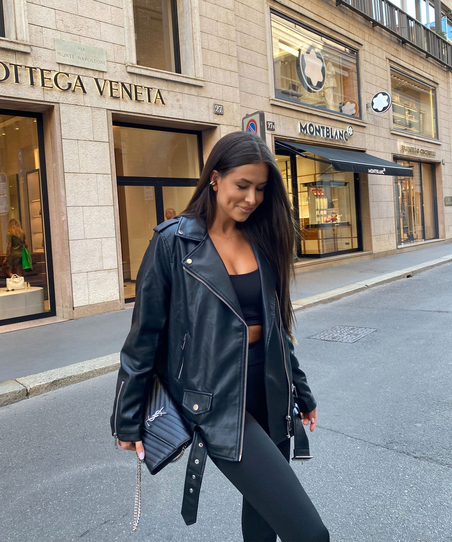 Nina | Klassische Lederjacke für Damen, edel & vielseitig