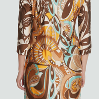 Hale | Abstraktes Print-Minikleid