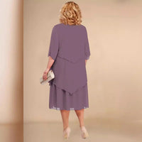 Hedy | Elegantes Plus Size Chiffon Kleid