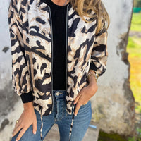 Zdenka | Damen-Bomberjacke mit Print