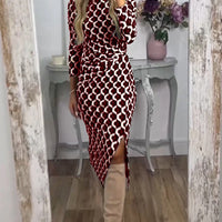 Kyllie | Glamour Fischschuppen-Schlitzkleid