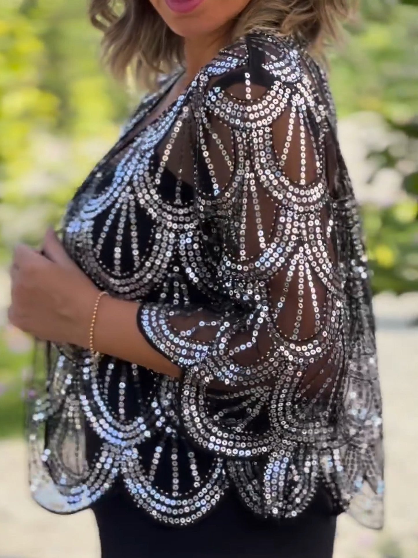 Mimosa | Sparkle-Chic Cardigan