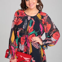 Meilani | trendiges Kleid mit floralem Muster