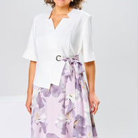 Marjorie | hochwertiges Kleid mit Baumwoll-Seiden-Mix