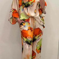 Hilda | Stylisches zweiteiliges Set für Damen mit Blumenmuster