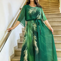 Crisanta | Elegantes Chiffonkleid