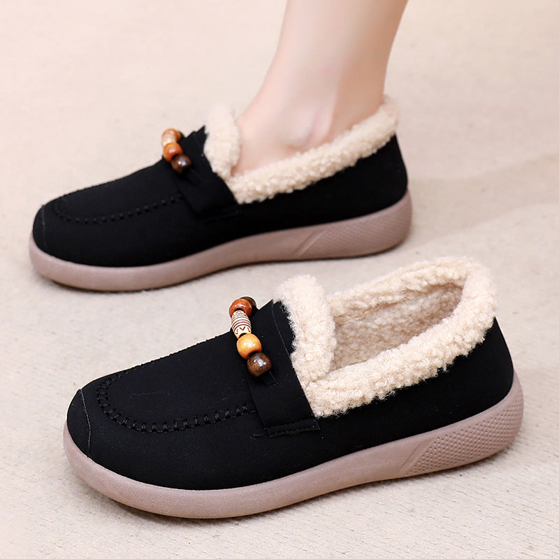 Albira | Bequeme Samtballerinas